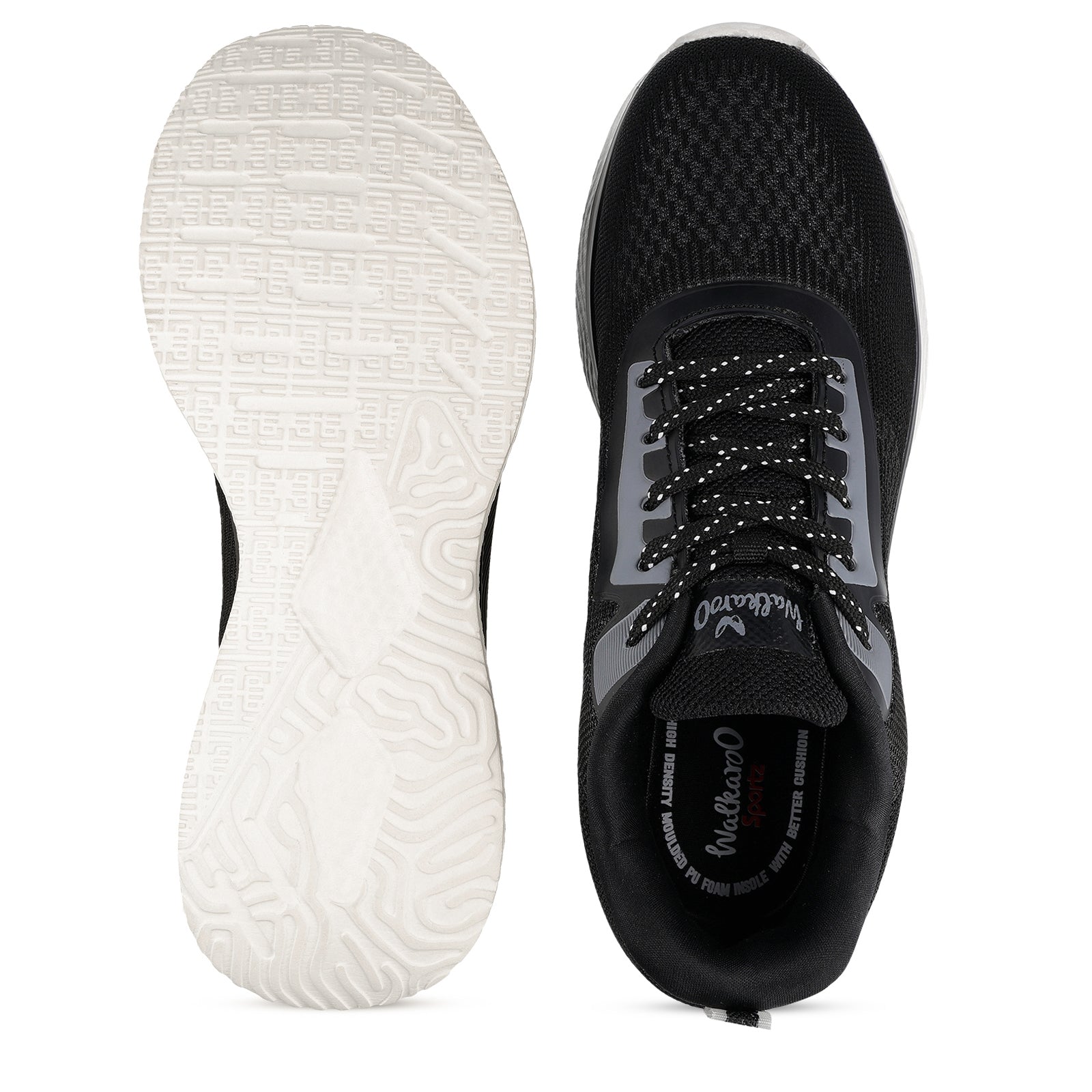 Men's Lace-up Sports Shoes - WS9127 Black Grey