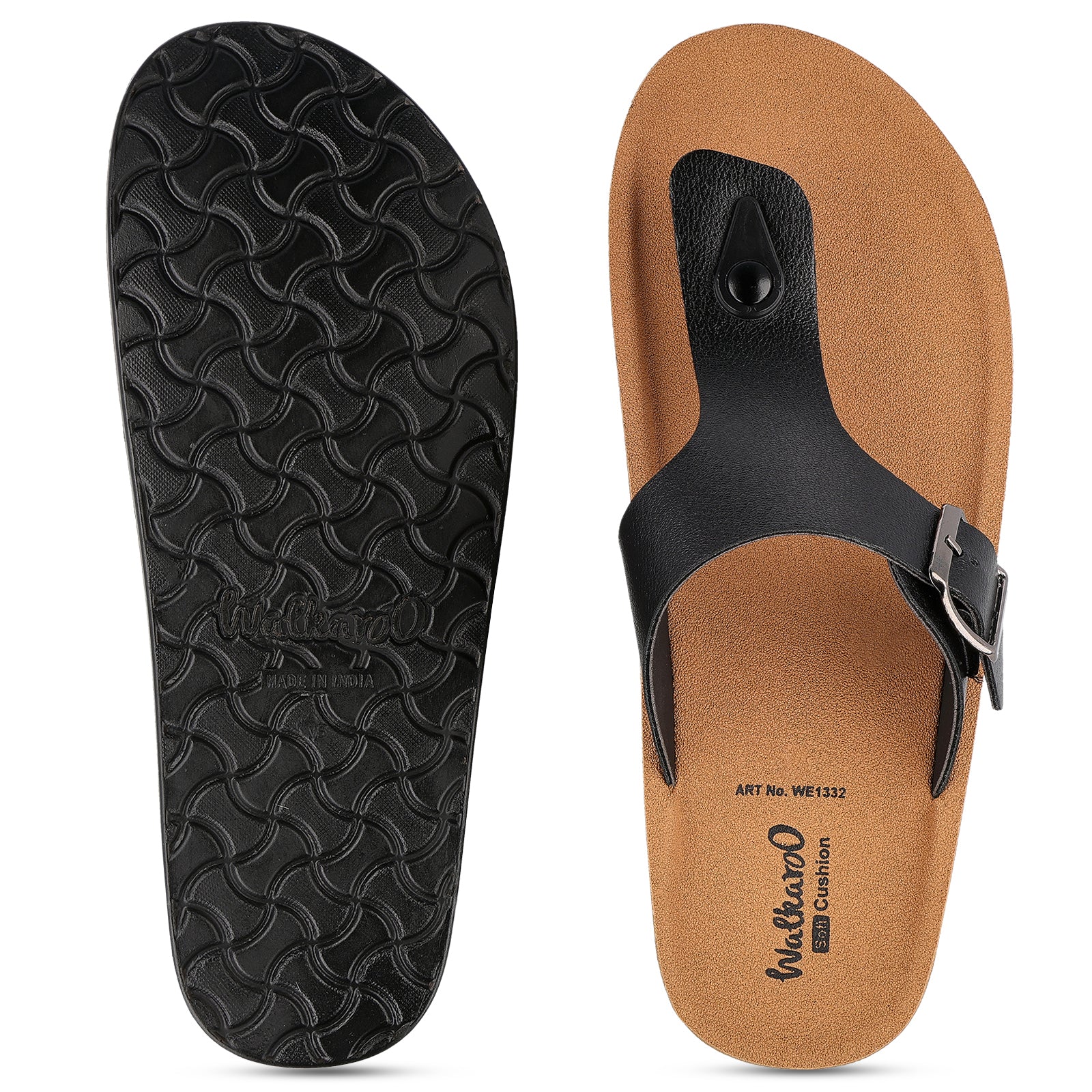 Men's Daily Wear Sandals - WE1332 Black
