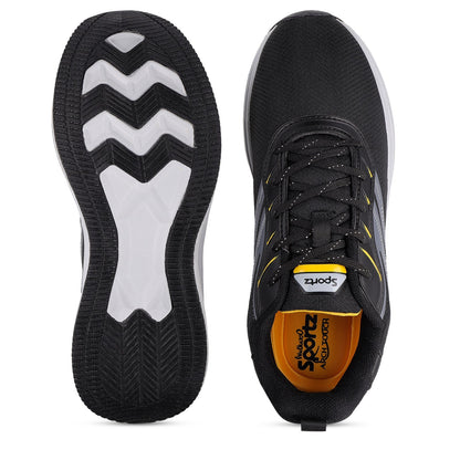 WILZER Men's Lace-up Sports Shoes - WS9153 Black