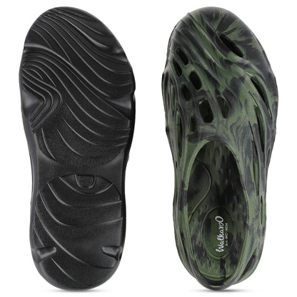 Men's Super Clogs - WC4834 Black green