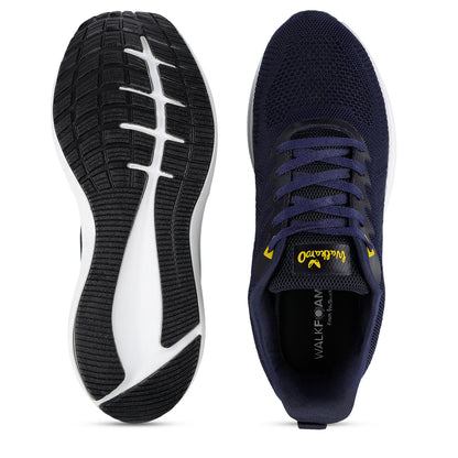 Men's Lace-up Sports Shoe - WS9104 Navy Blue