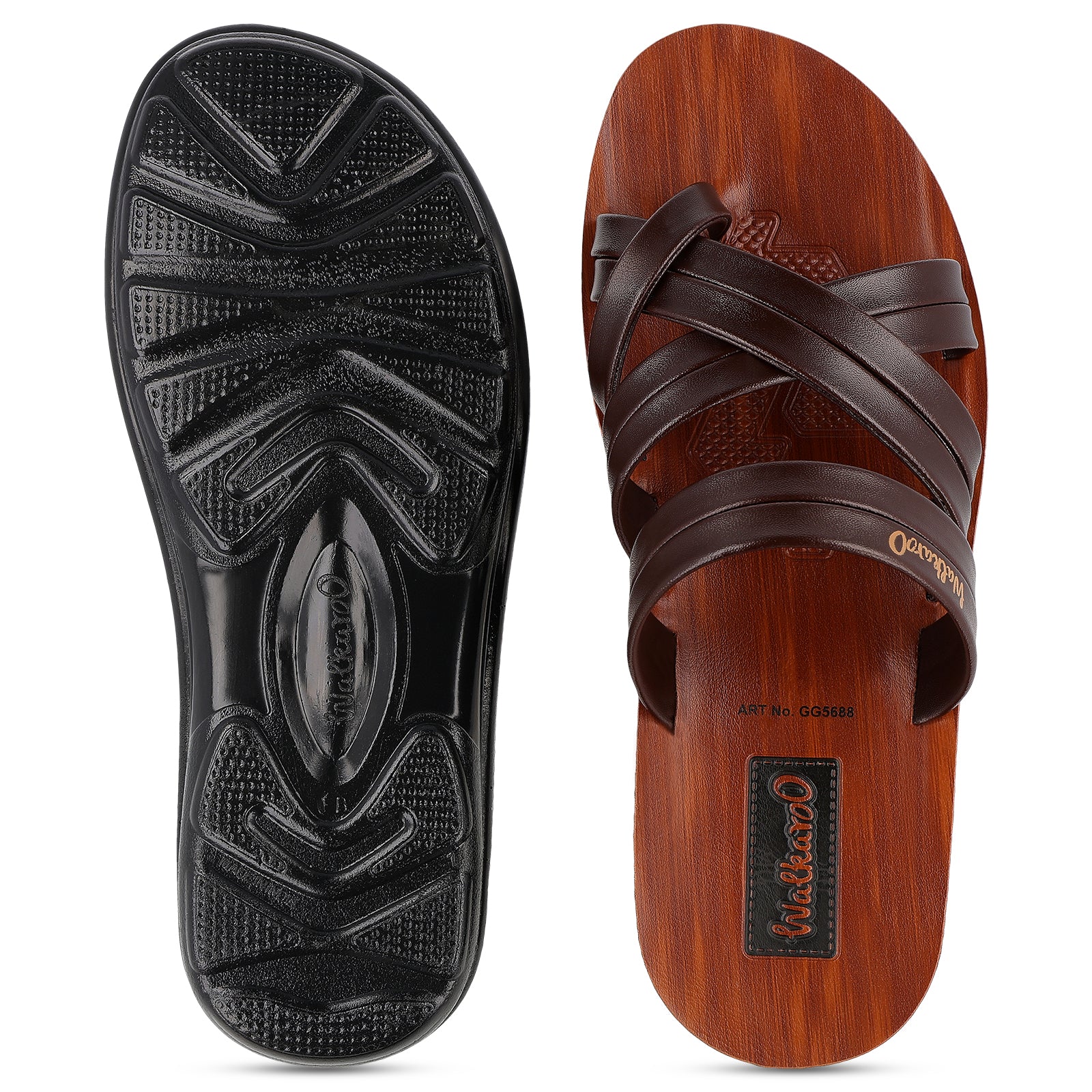 Men's Daily Wear Sandals  - GG5688 Brown