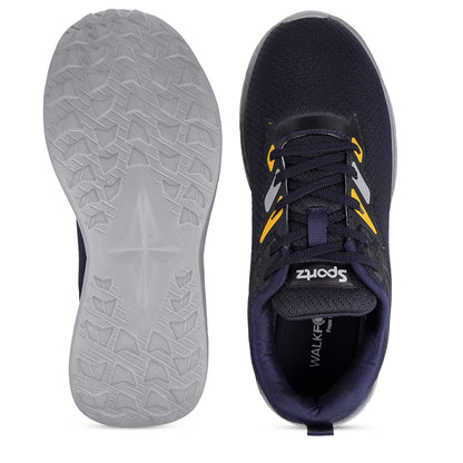 Men's Lace-up Walking Shoe - WS9607 Navy Blue
