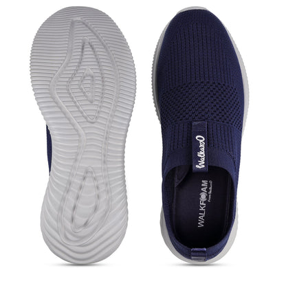 Men`s Slip-on Walking Shoes - WS9551 Navy Blue