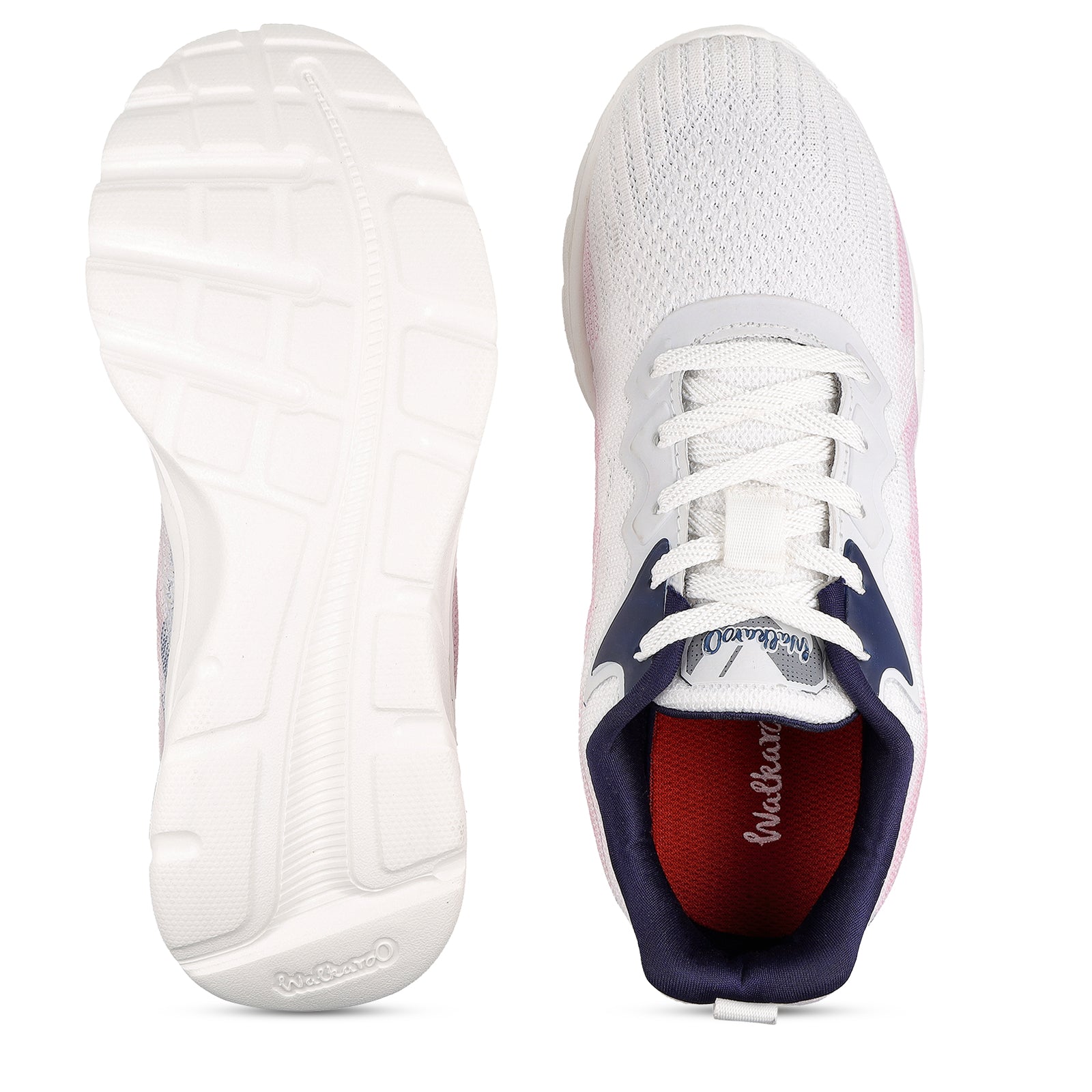 Women's Life Style Shoes - WS97093 White Navy Blue