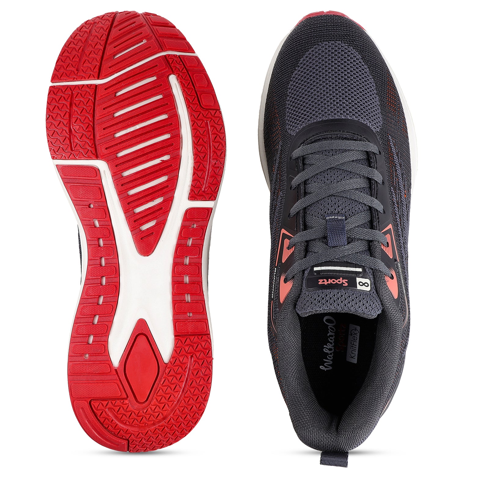Men's Lace-up Sports Shoe - WS9133 Dark Grey