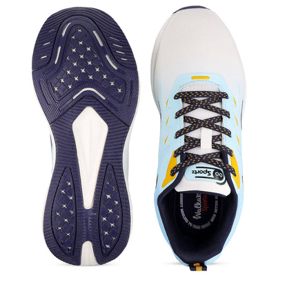 TYGA Men's Lace-up Sports Shoes - White Sky