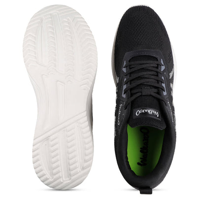 Men's Lace-up Walking Shoes - WS9105 Black