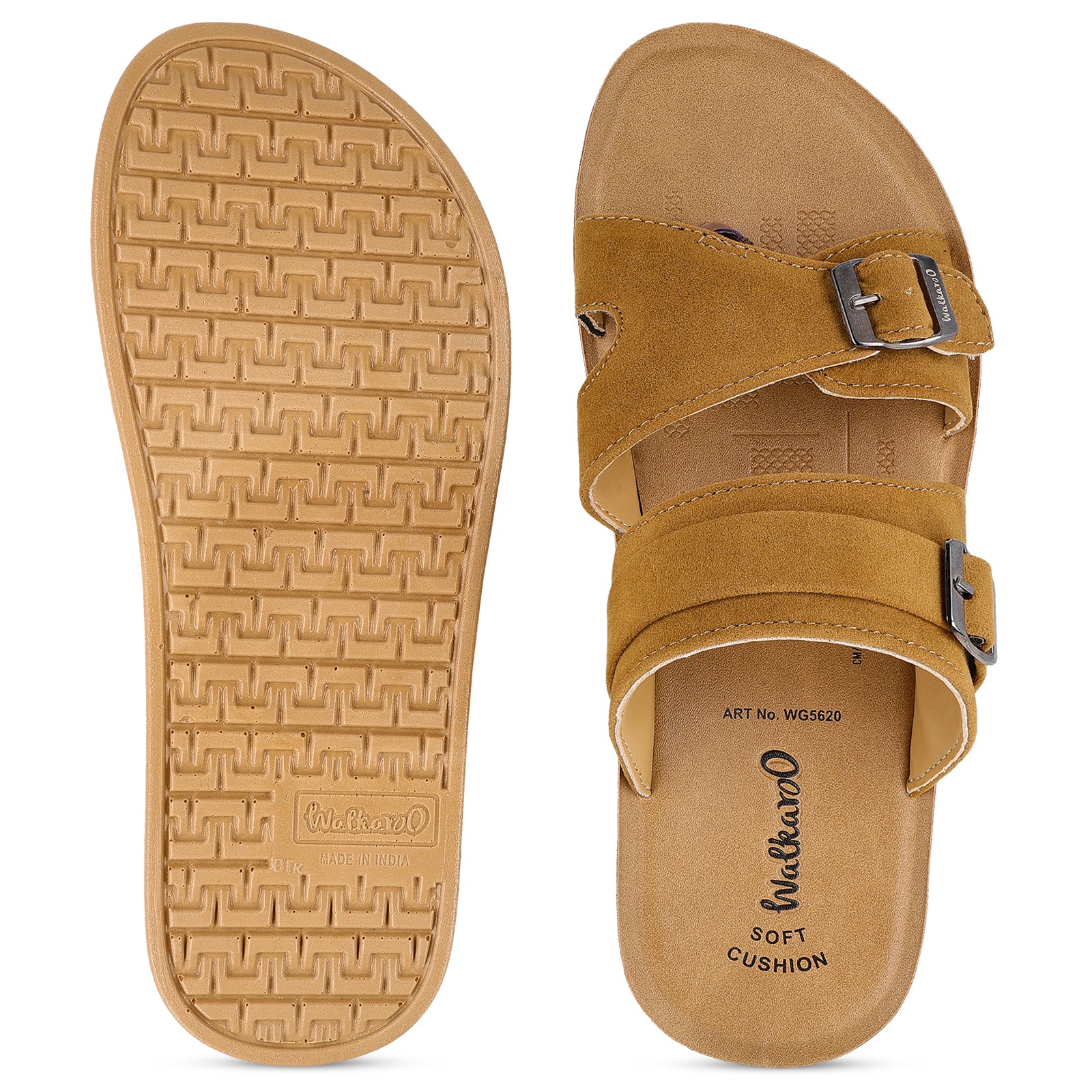 Men's Daily Wear Sandals - WG5620 Camel