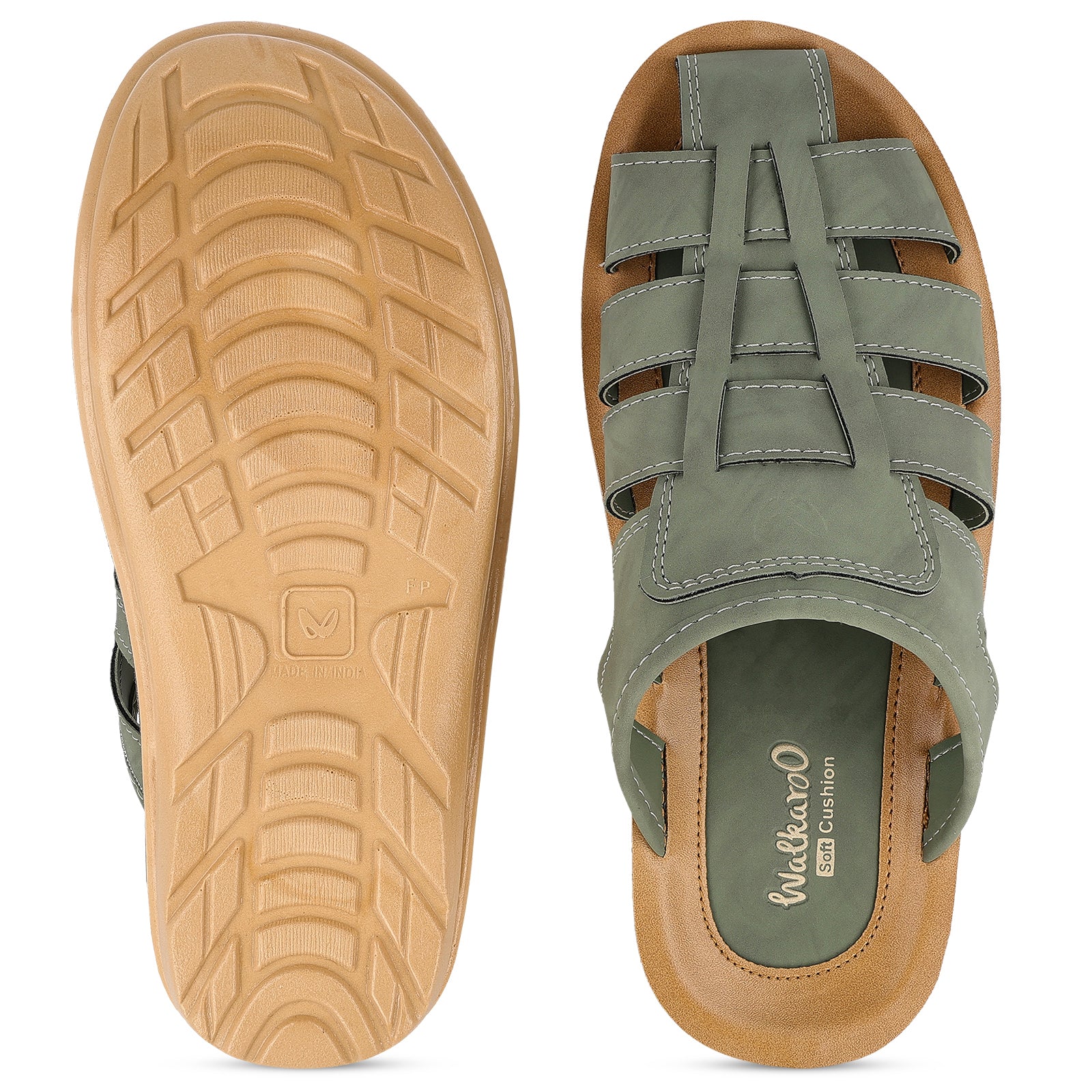 Men's Fisherman Sandals  - WG5306 Sage Green