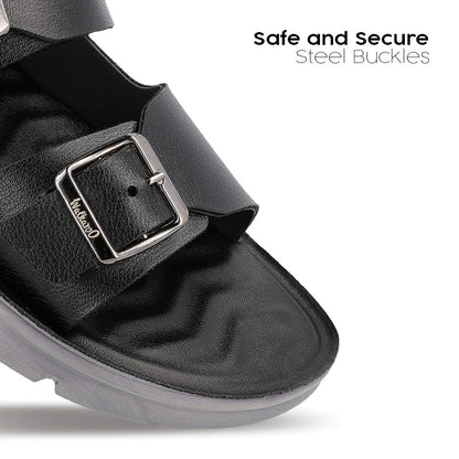 Men's Daily Wear Comfort Sandals - WE1712 Black