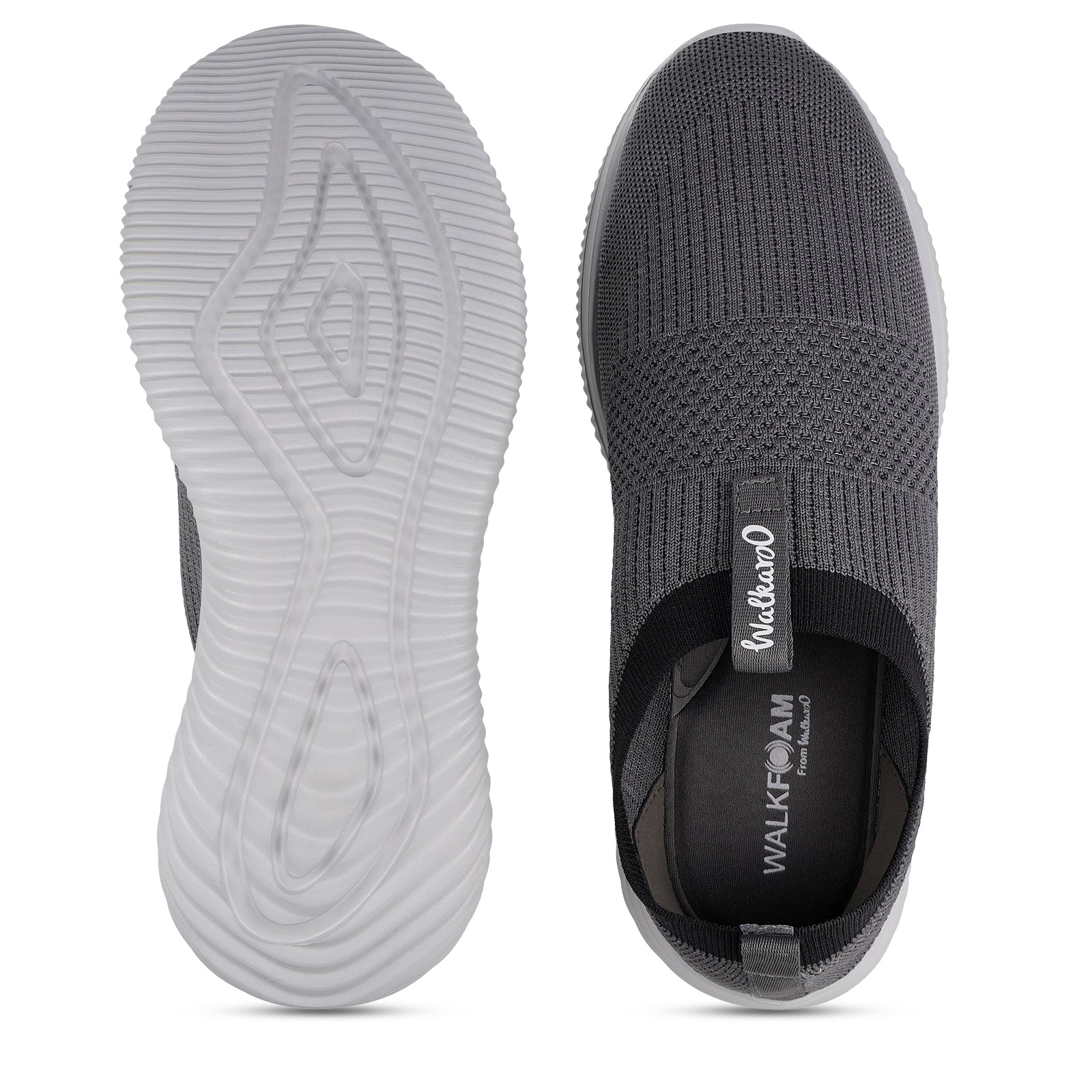 Men`s Slip-on Walking Shoes - WS9551 Grey