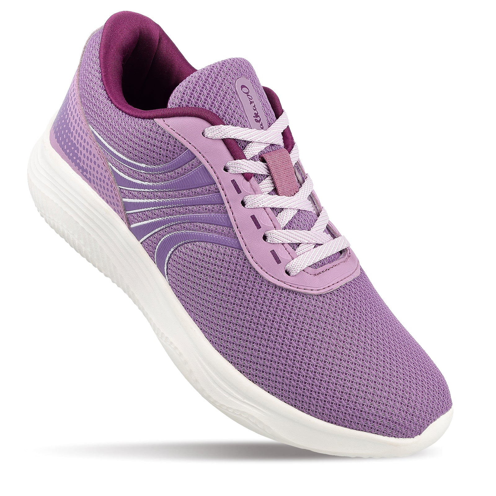 Women's Lace-up Sports Shoe - WS3268 Lavender