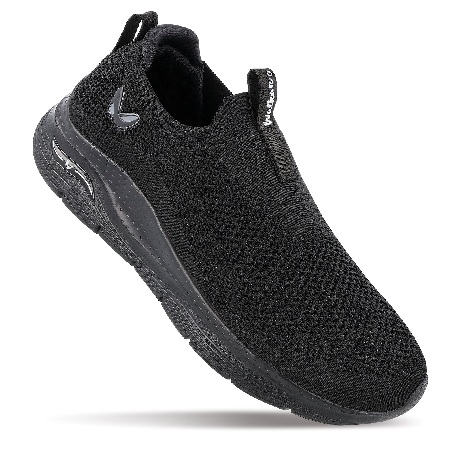 Walkaroo Men Sports Shoe - WS9571 Black Black – Walkaroo Footwear