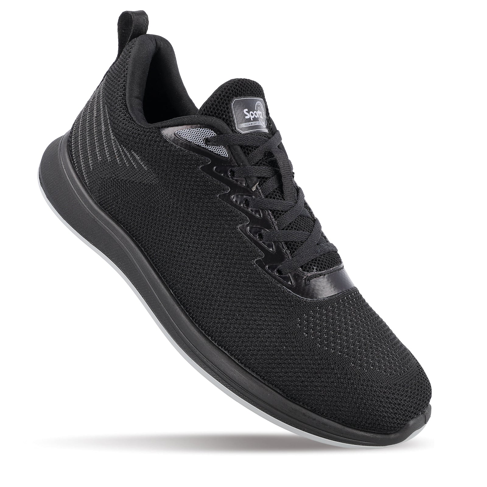 Men's Daily Wear Non Marking Sports Shoes  - WS6091 Black