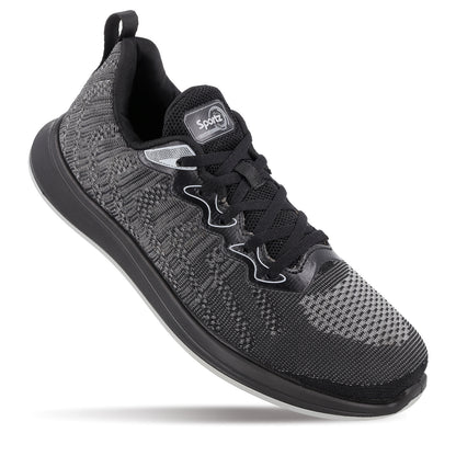 Men's Daily Wear Non Marking Sports Shoe  - WS6092 Black