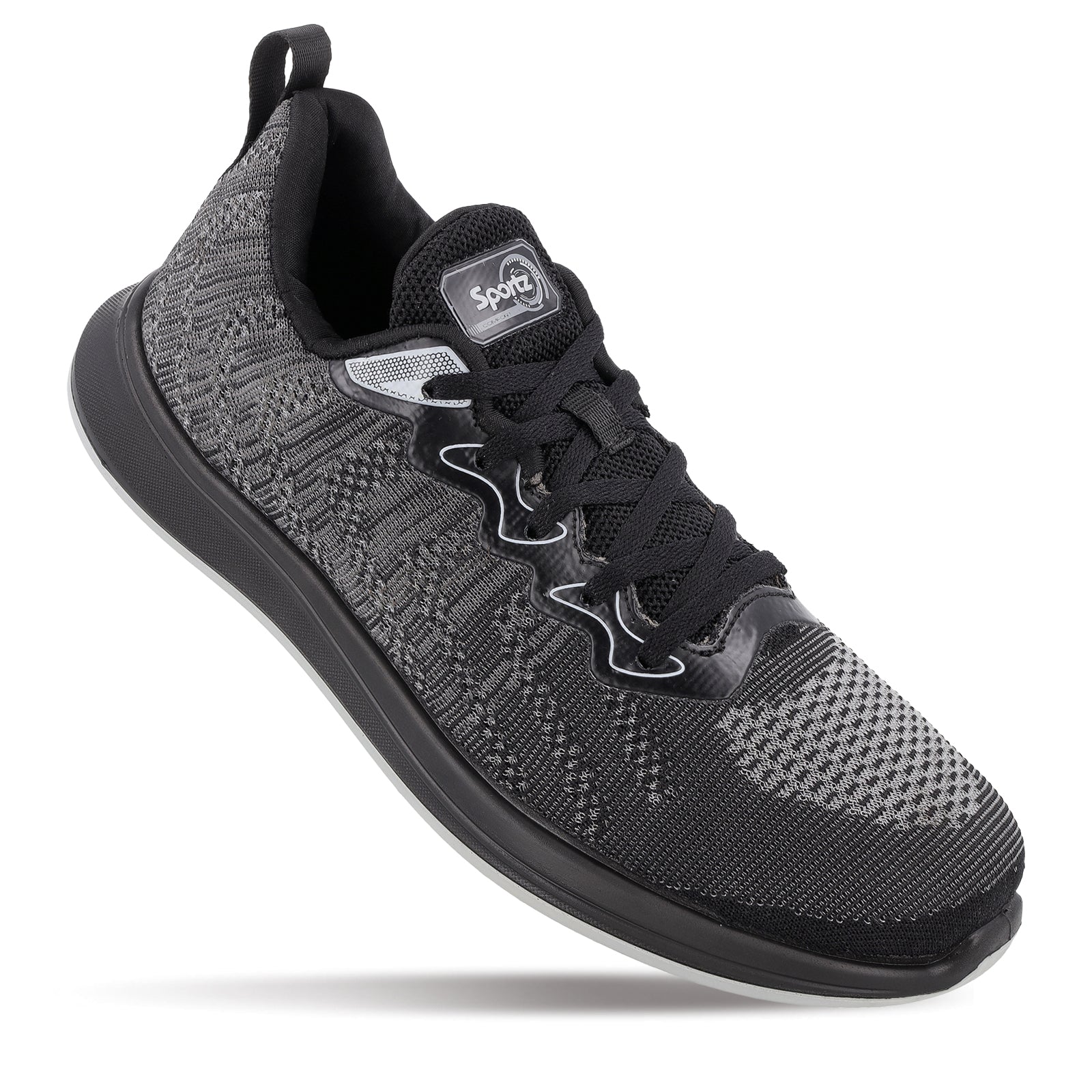 Men's Daily Wear Non Marking Sports Shoes  - WS6092 Black