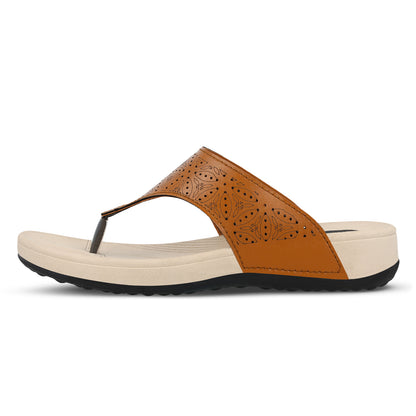 Walkaroo Womens Sandal  - WC4981 Tan