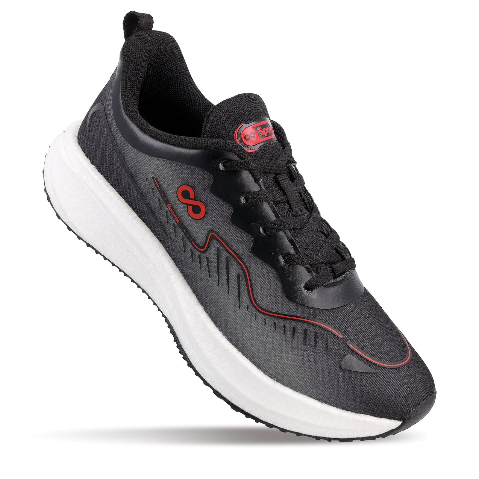 Men's Active Beads Sports Shoes - WS9163 Black