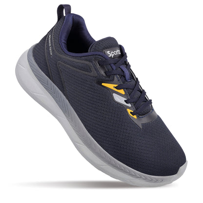 Men's Lace-up Walking Shoe - WS9607 Navy Blue