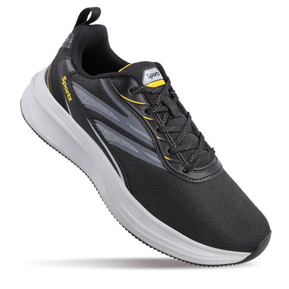 WILZER Men's Lace-up Sports Shoe - WS9153 Black