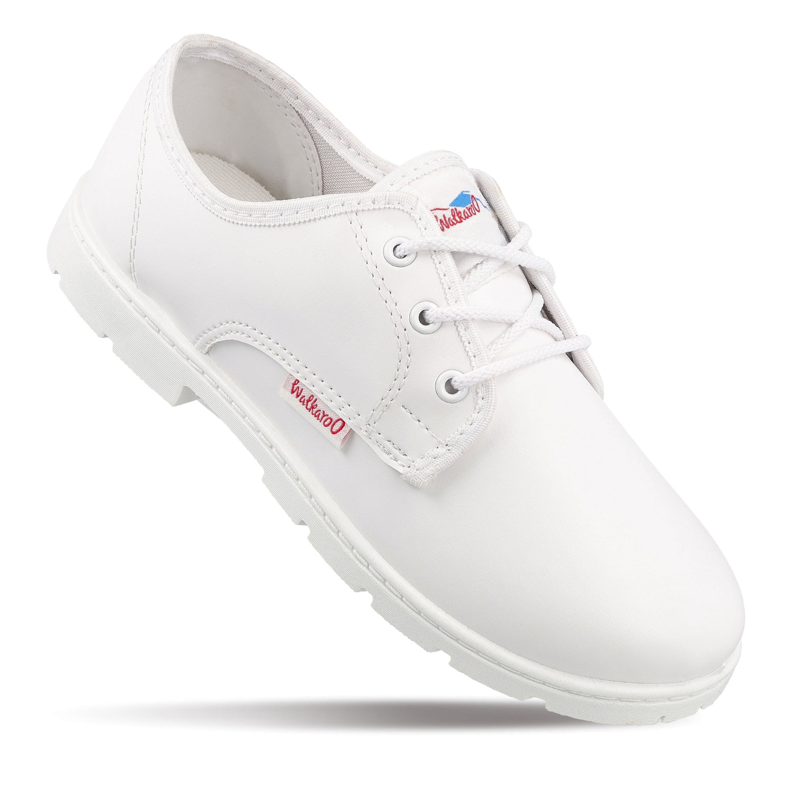 Senior Boys School Shoes - WV521 White