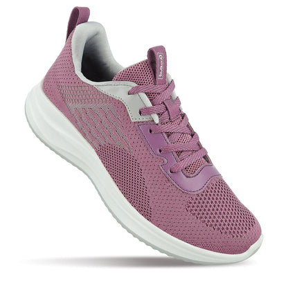Women's Lace-up Sports Shoe - WS9911 Lavender