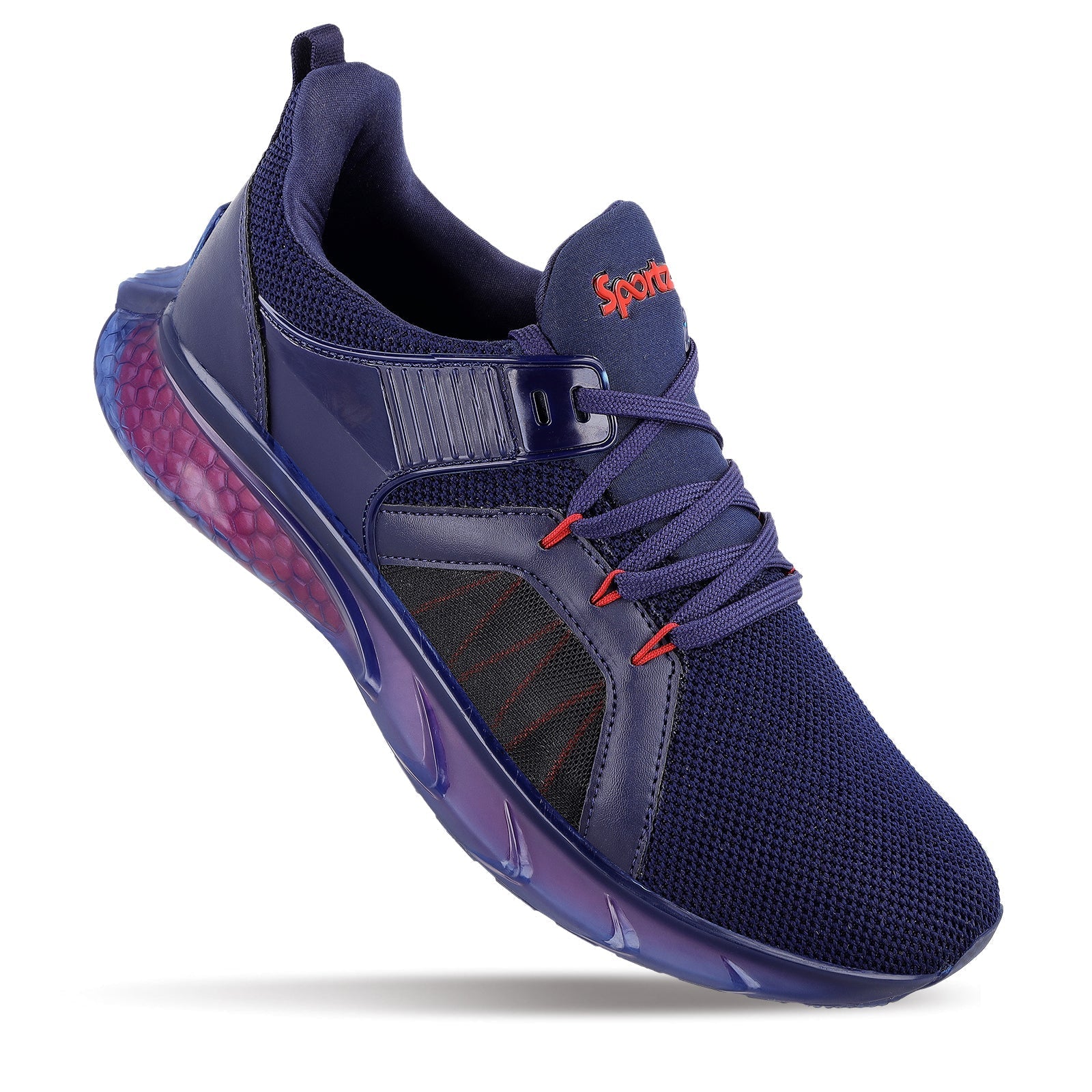 Men's Lace-up Sports Shoes - WS9138 Navy Blue