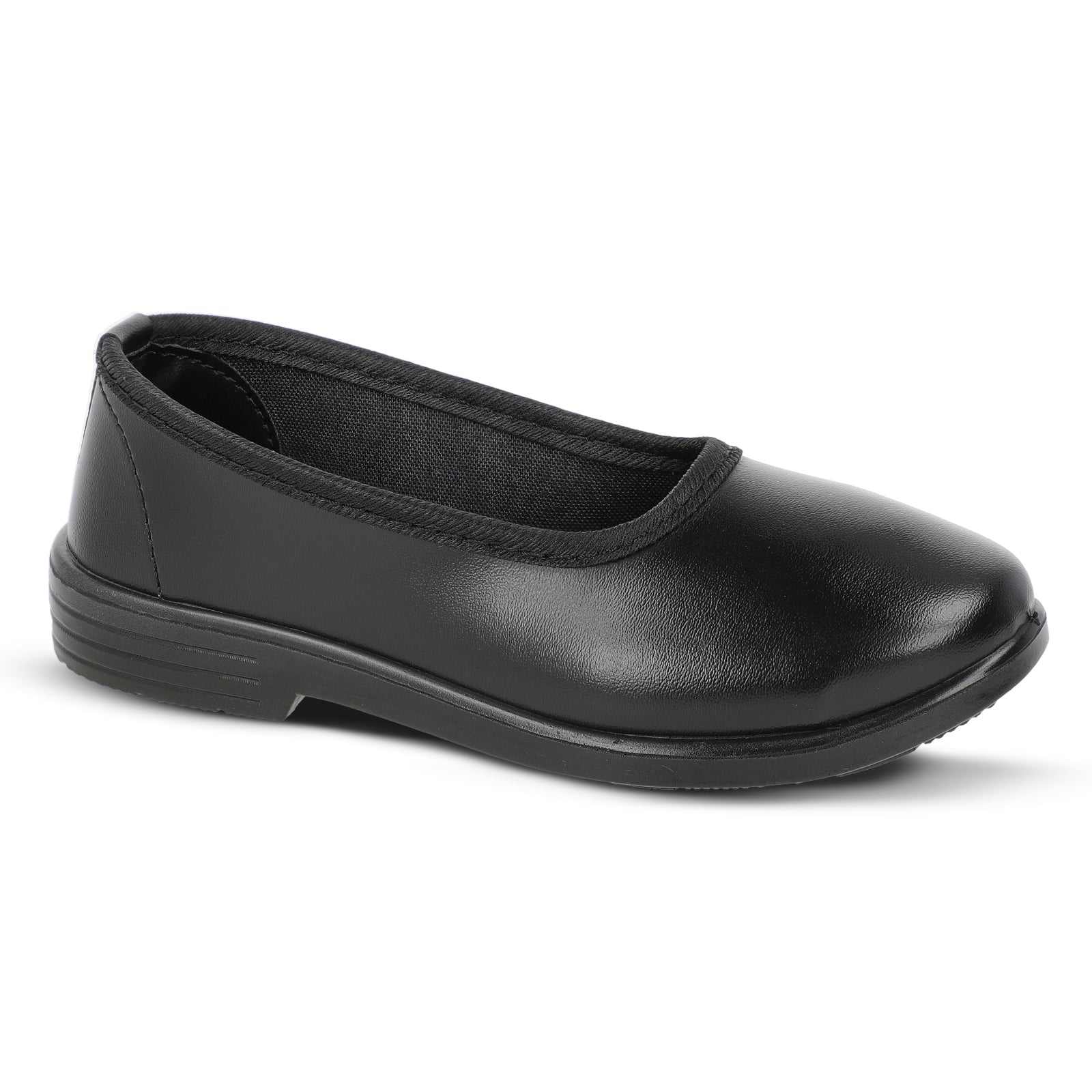 Walkaroo Kids Light Weight School Shoes - WV551 Black - Walkaroo Footwear