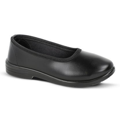 Walkaroo Kids Light Weight School Shoes - WV551 Black - Walkaroo Footwear