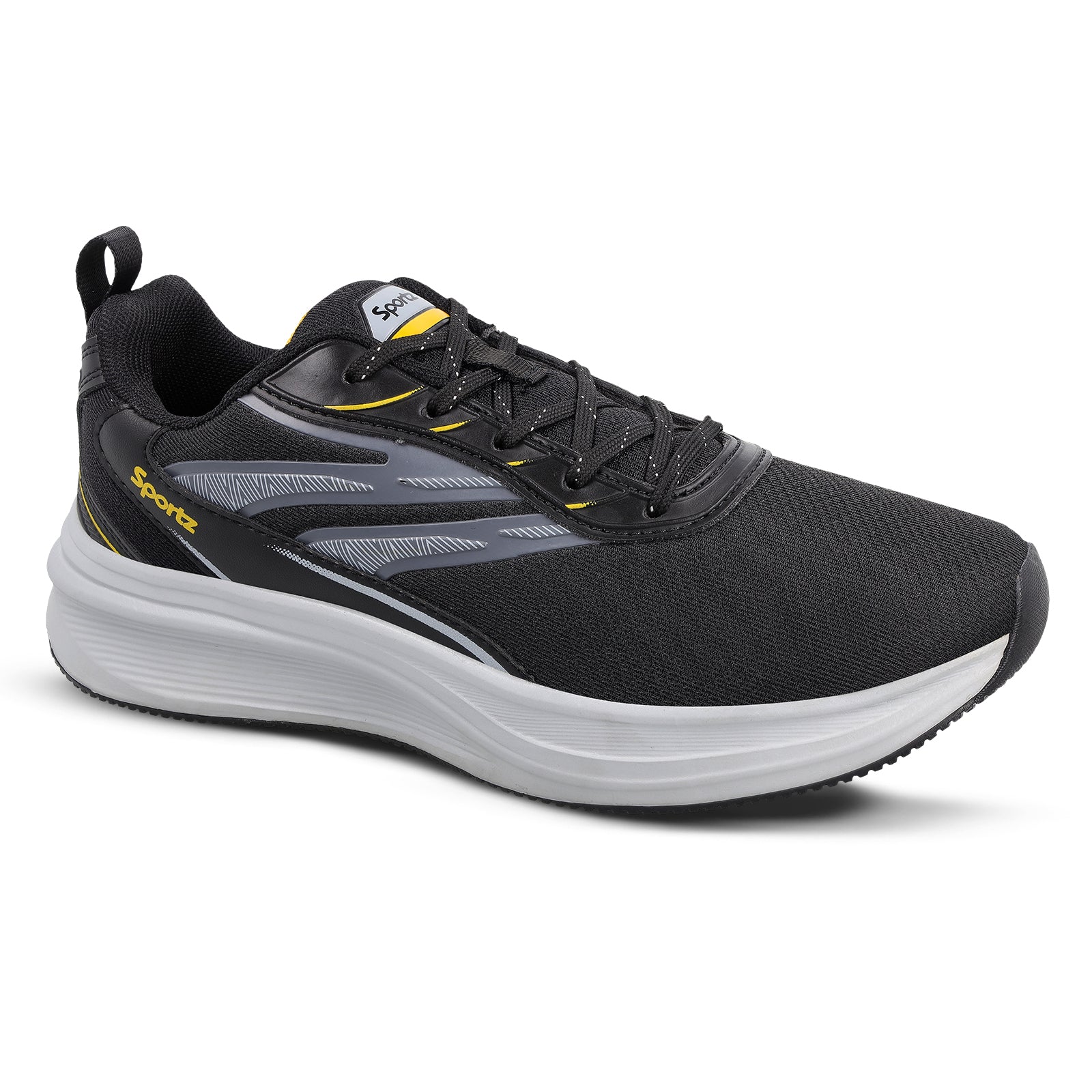 WILZER Men's Lace-up Sports Shoe - WS9153 Black