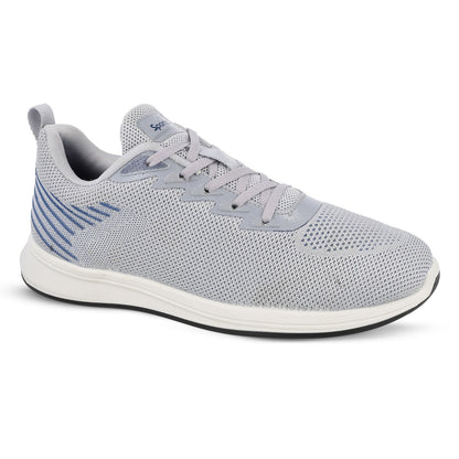 Men's Daily Wear Non Marking Sports Shoes  - WS6091 Light Grey