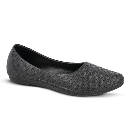 Walkaroo Go Womens Melange Belly Shoes - 12801 Black