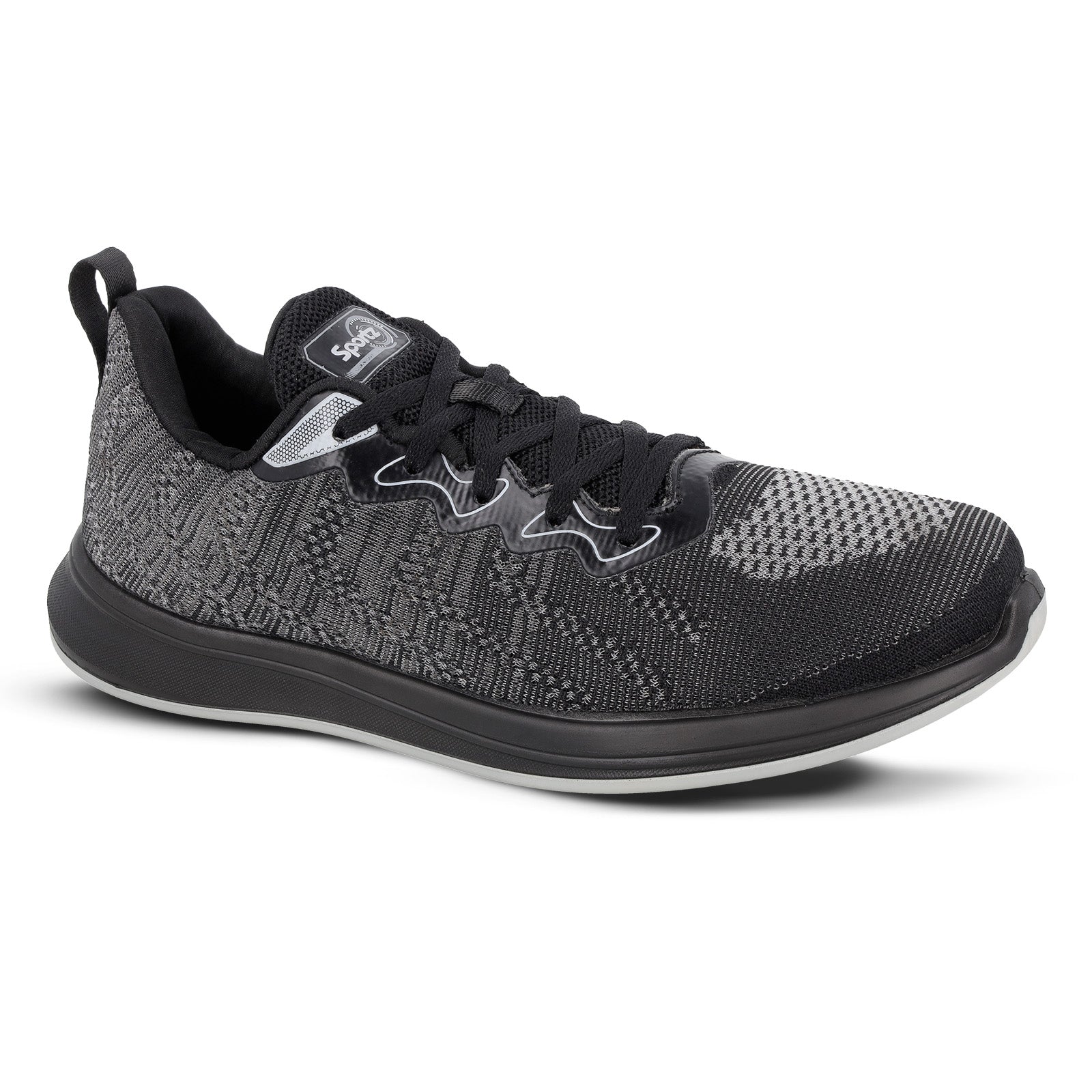 Men's Daily Wear Non Marking Sports Shoe  - WS6092 Black