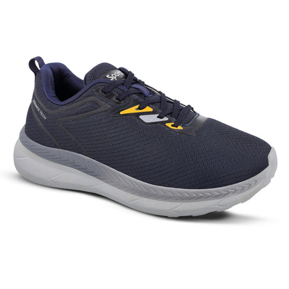 Men's Lace-up Walking Shoe - WS9607 Navy Blue