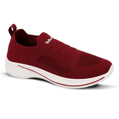 Walkaroo Go Womens Life Style - WY3362 Maroon - Walkaroo Footwear