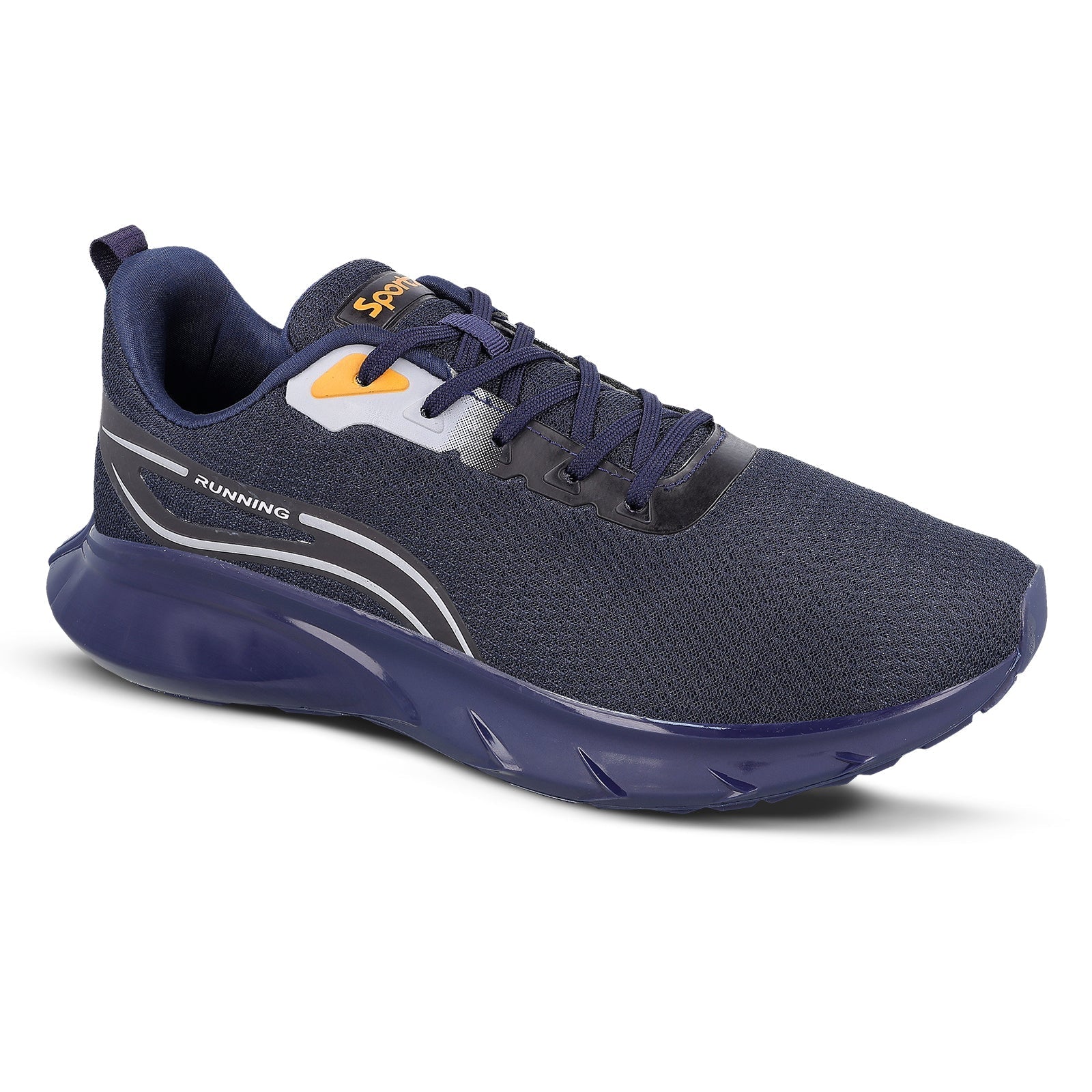 ZYLOK Men's Lace-up Sports Shoes - WS9604 Navy Blue