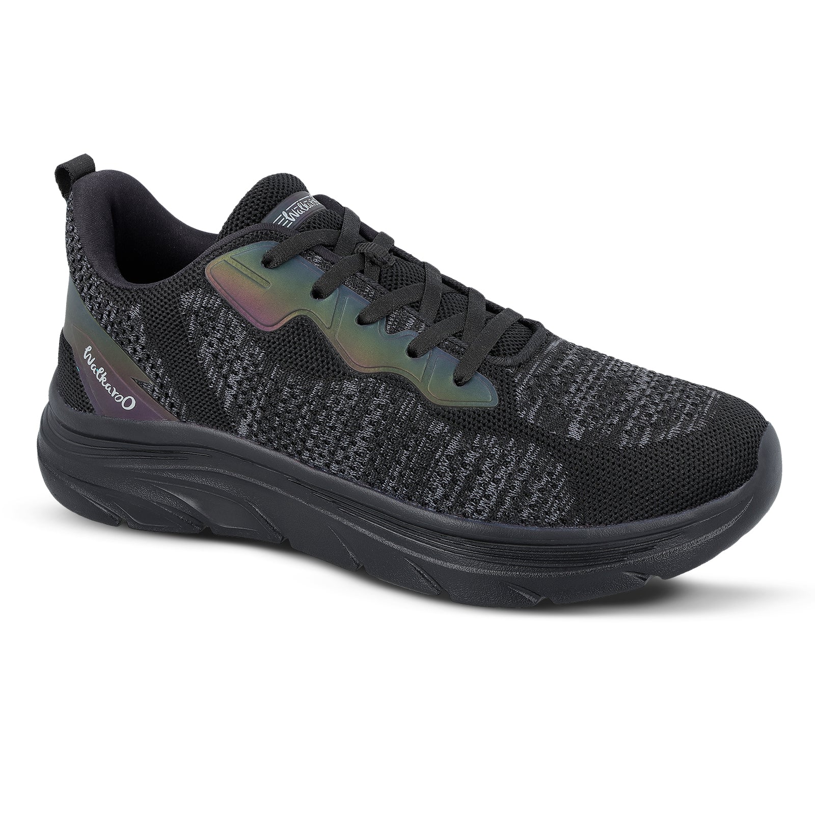 Men's Lace-up Walking Shoe - WS9566 Black Black