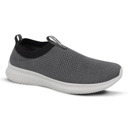 Men`s Slip-on Walking Shoes - WS9551 Grey