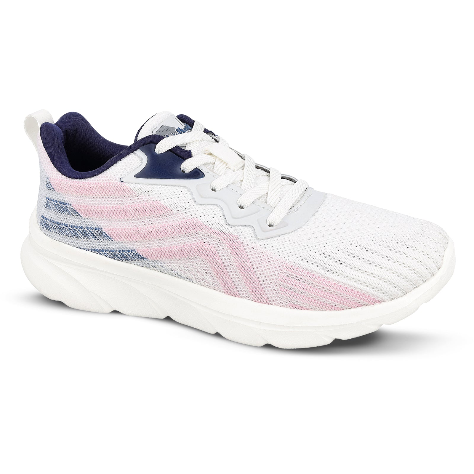 Women's Life Style Shoes - WS97093 White Navy Blue