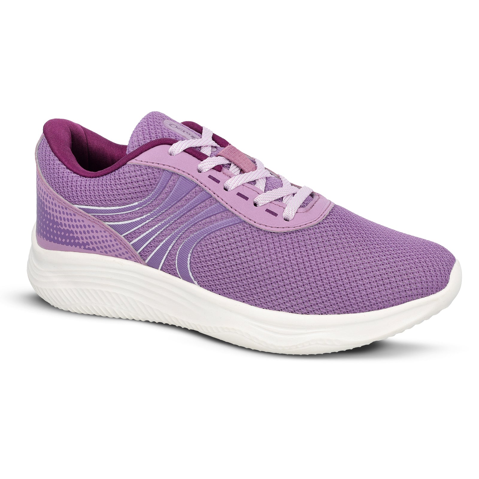 Women's Lace-up Sports Shoe - WS3268 Lavender