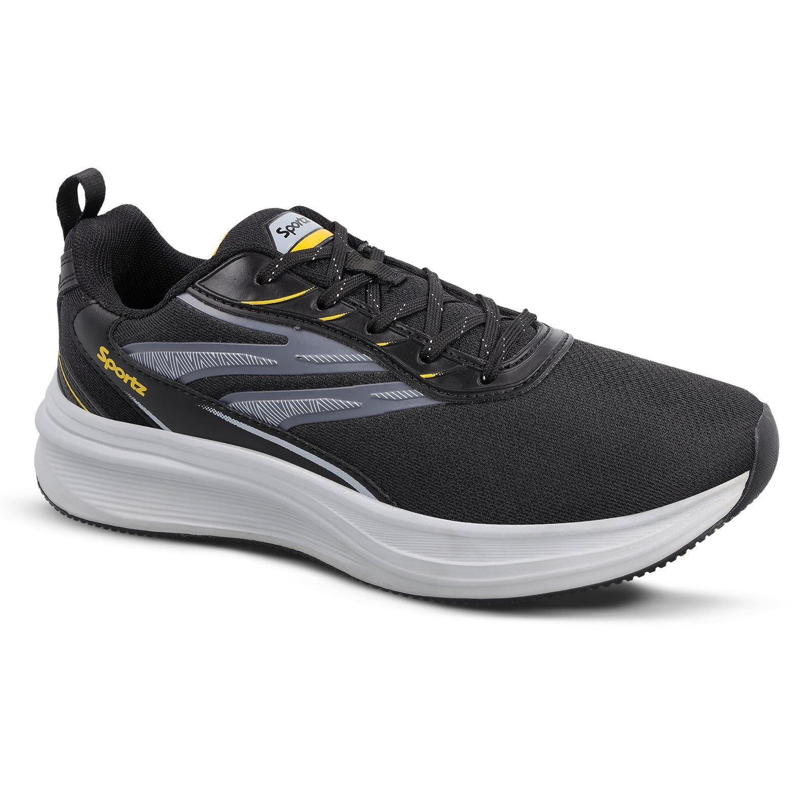 WILZER Men's Lace-up Sports Shoes - WS9153 Black