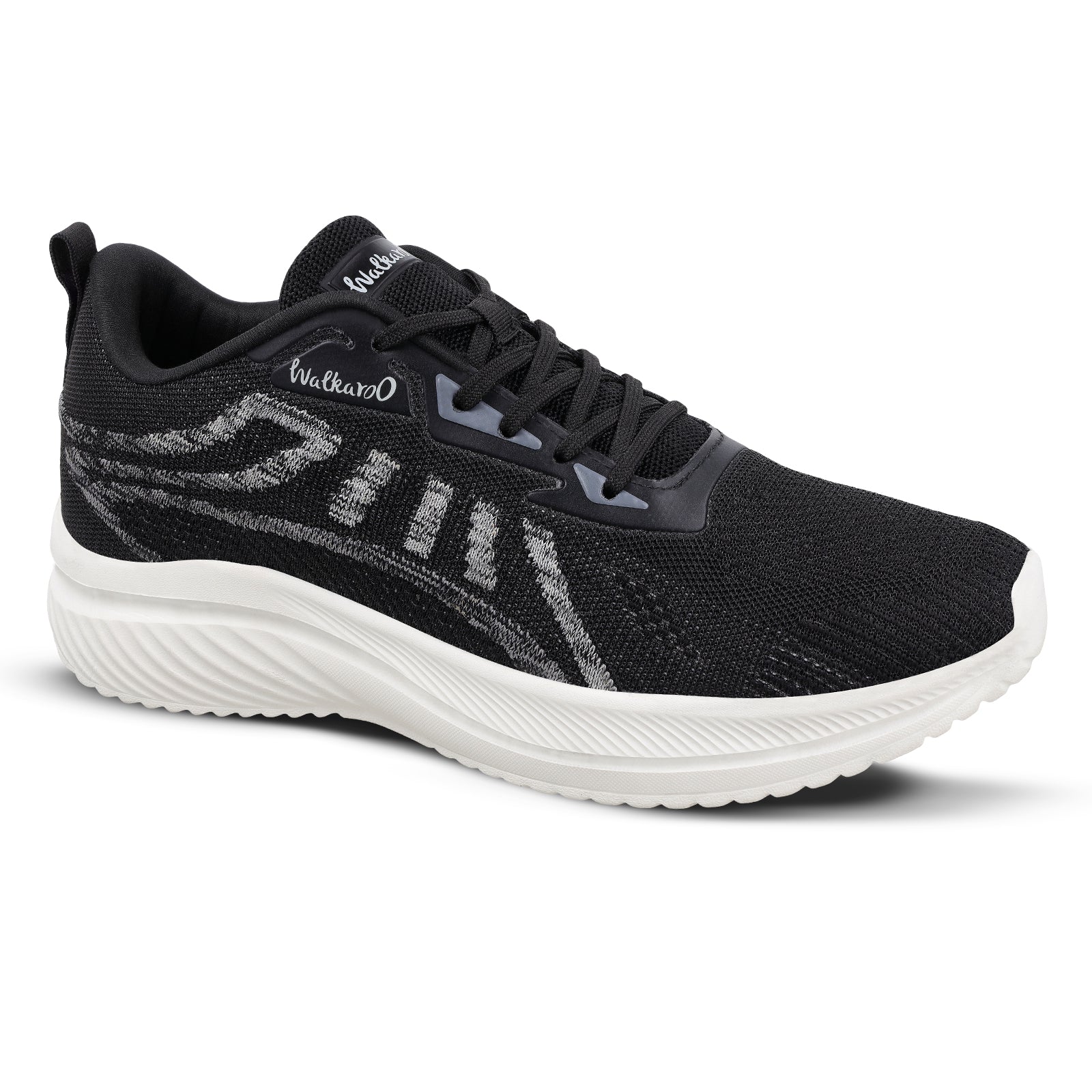 Men's Lace-up Walking Shoes - WS9105 Black