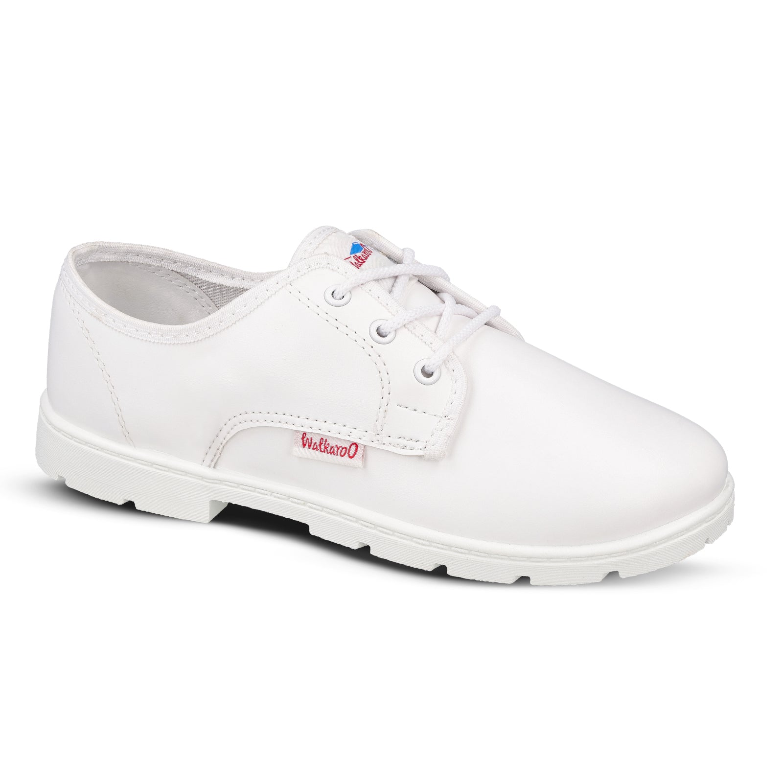 Senior Boys School Shoes - WV521 White