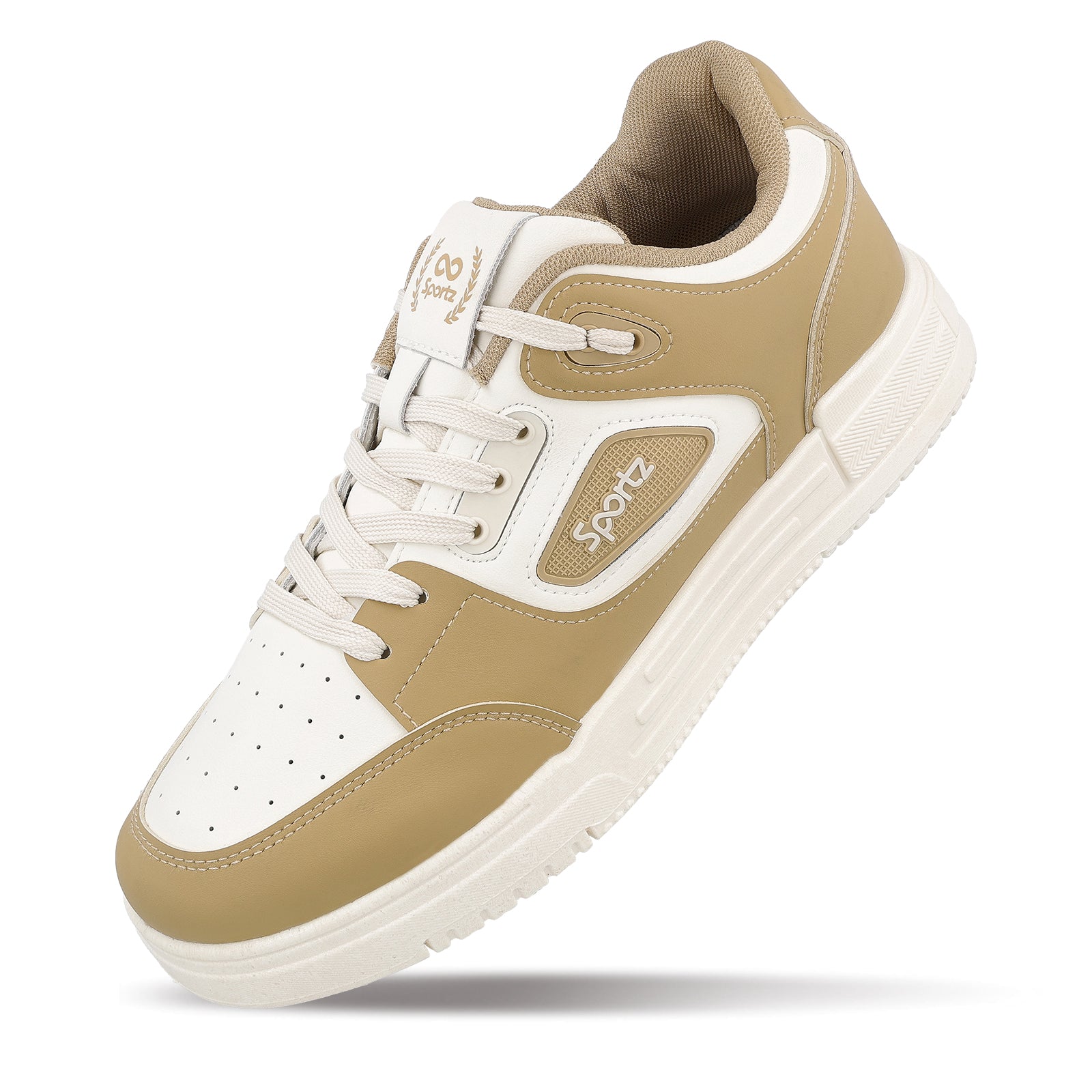 Men's Sports Sneakers - SGE24001 White Tan