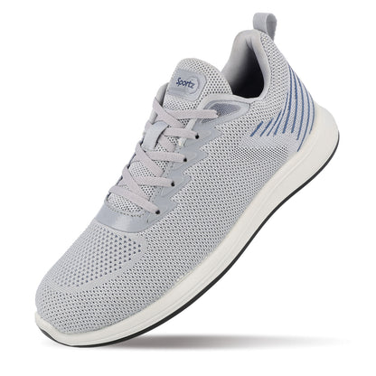 Men's Daily Wear Non Marking Sports Shoe  - WS6091 Light Grey