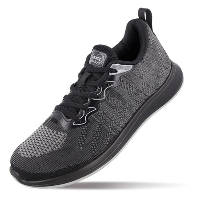 Men's Daily Wear Non Marking Sports Shoe  - WS6092 Black