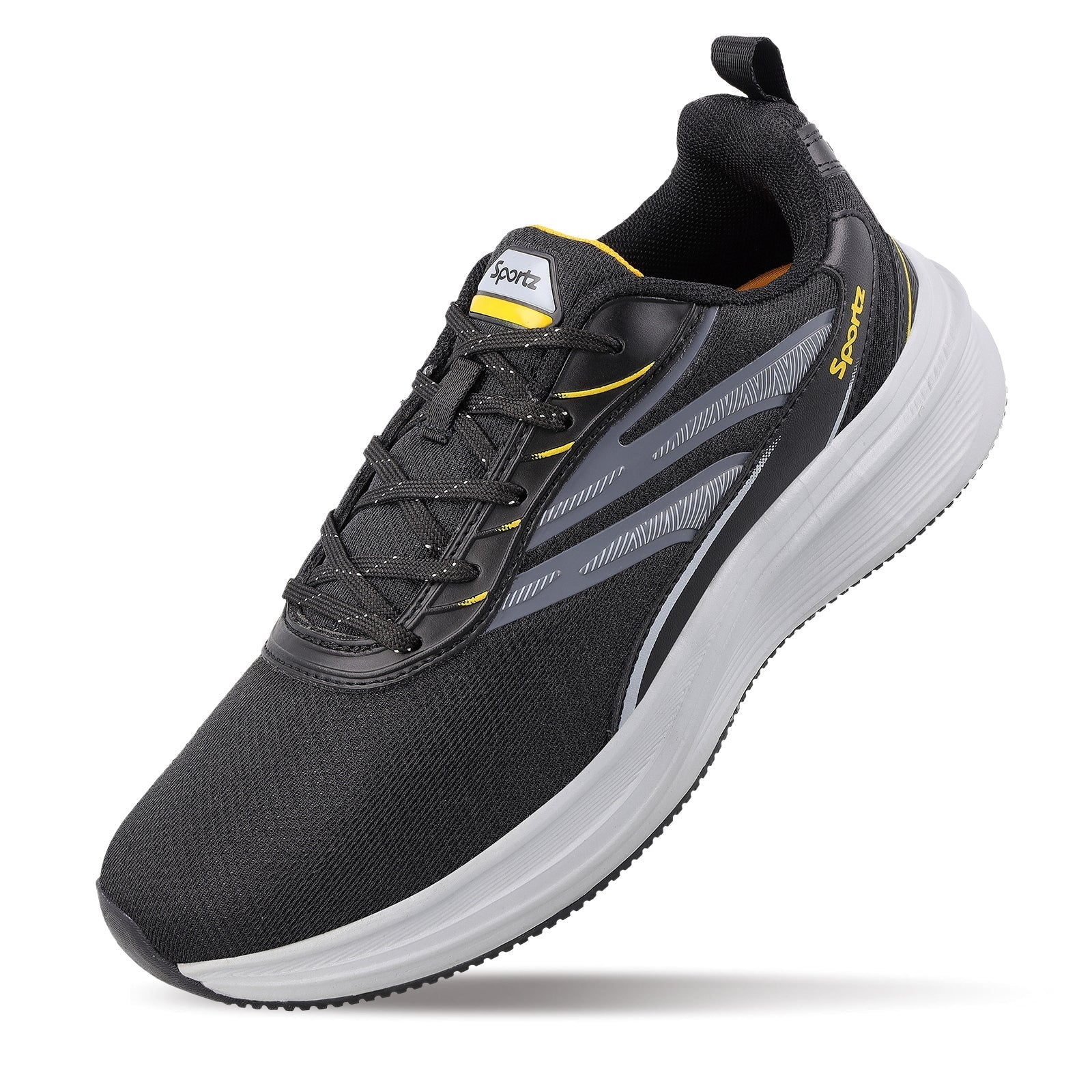 WILZER Men's Lace-up Sports Shoes - WS9153 Black
