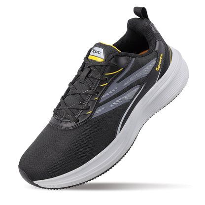 WILZER Men's Lace-up Sports Shoes - WS9153 Black