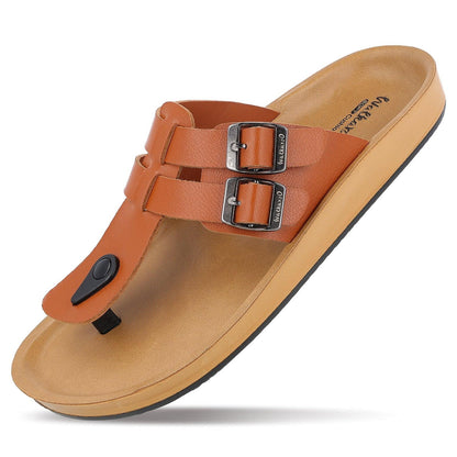 Men's Daily Wear Sandals - WE1345 Tan